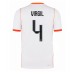 Nederland Virgil van Dijk #4 Bortedrakt VM 2026 Korte ermer